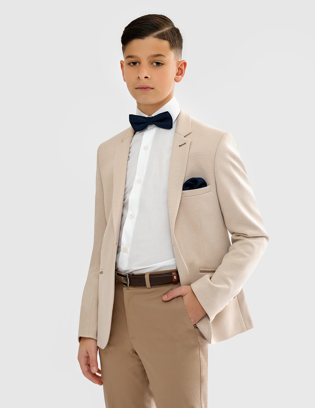 Costume Garçon Mariage beige - Gustave 2