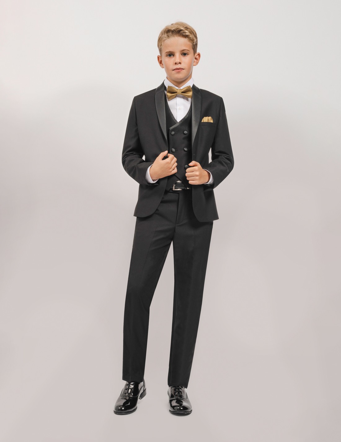 Costume Enfant Mariage noir Loic