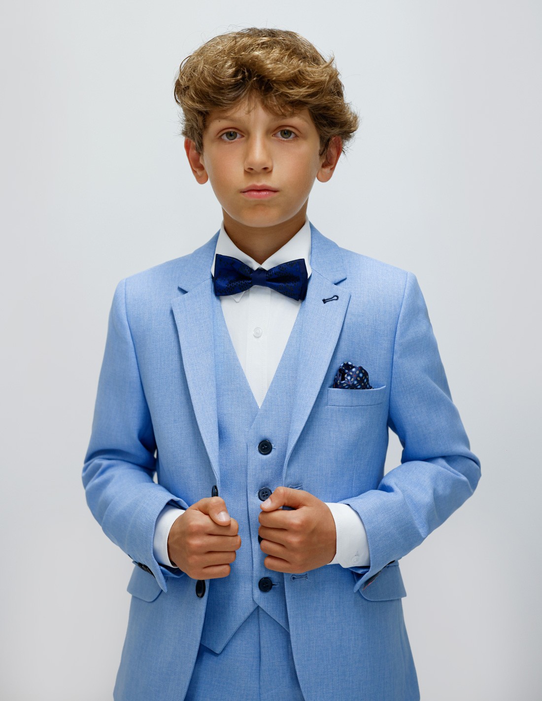 Costume Enfant Bleu ciel de Mariage 2