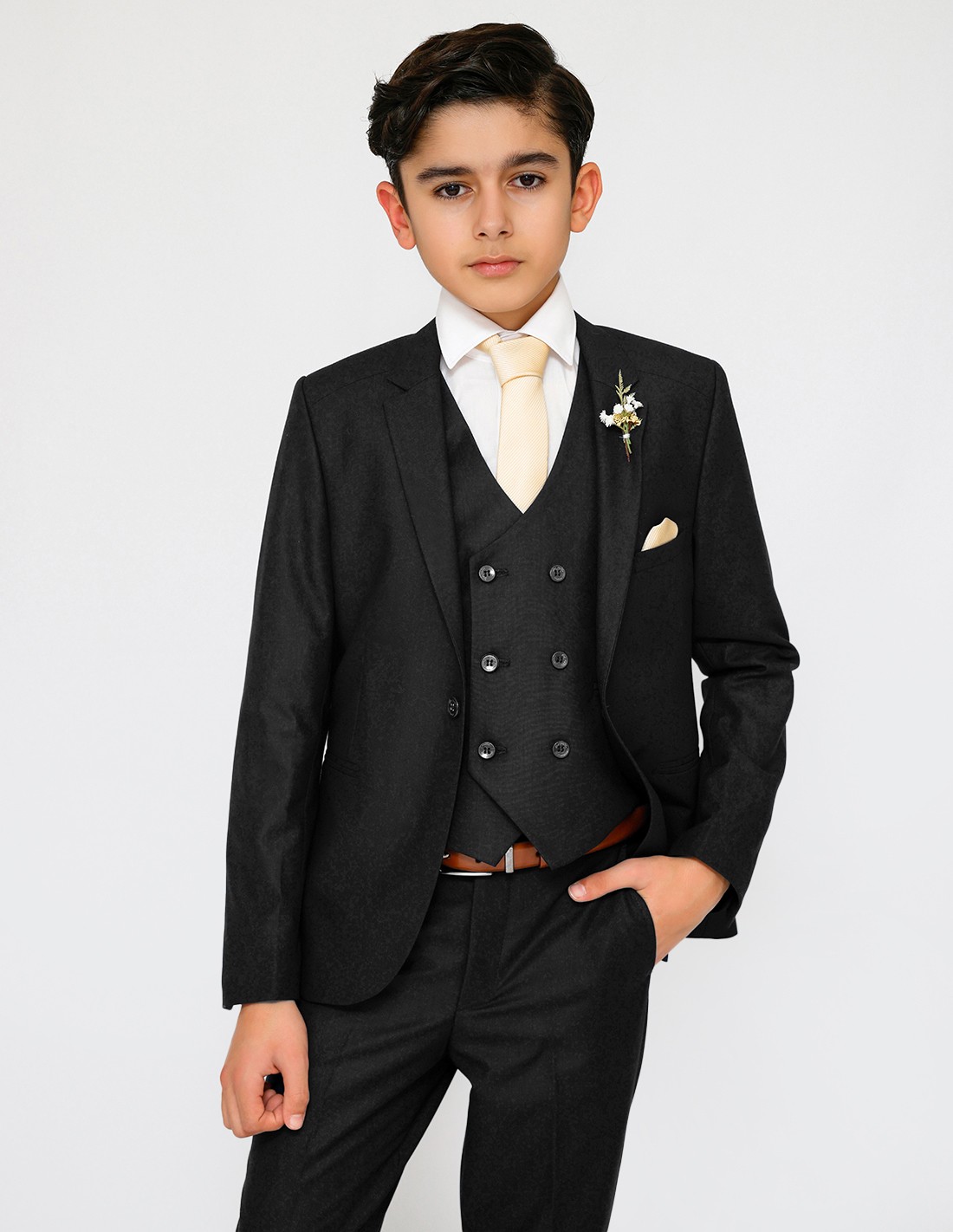 Costume Enfant Noir de Cérémonie - Enzo 2