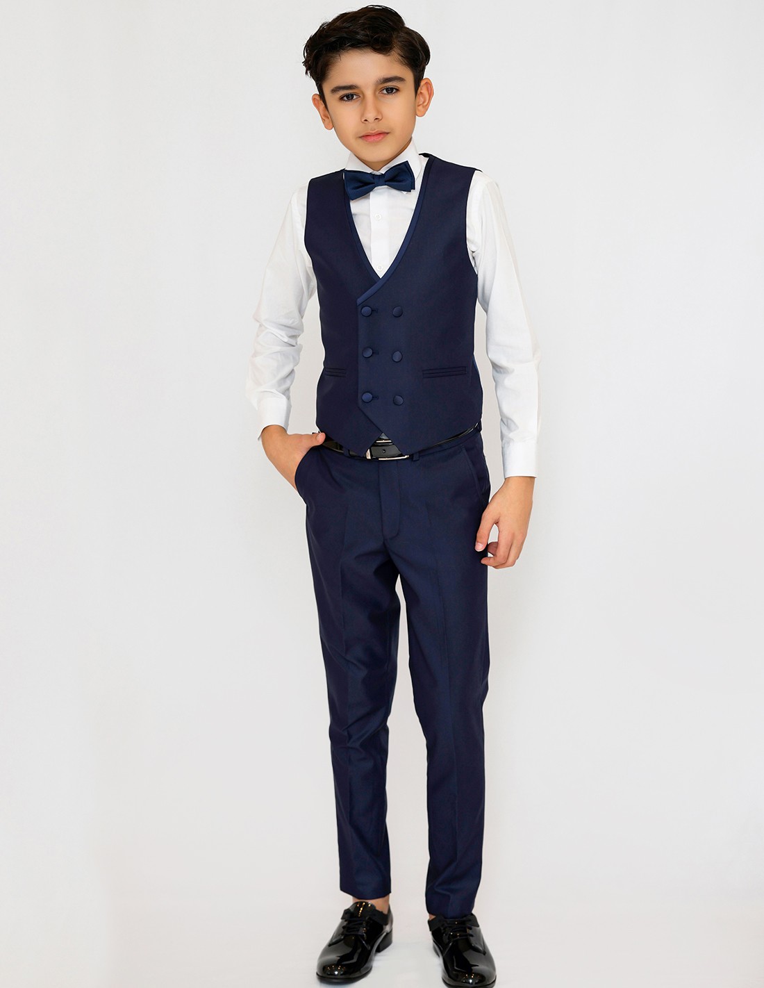 Costume Garçon Mariage bleu marine Loic 2