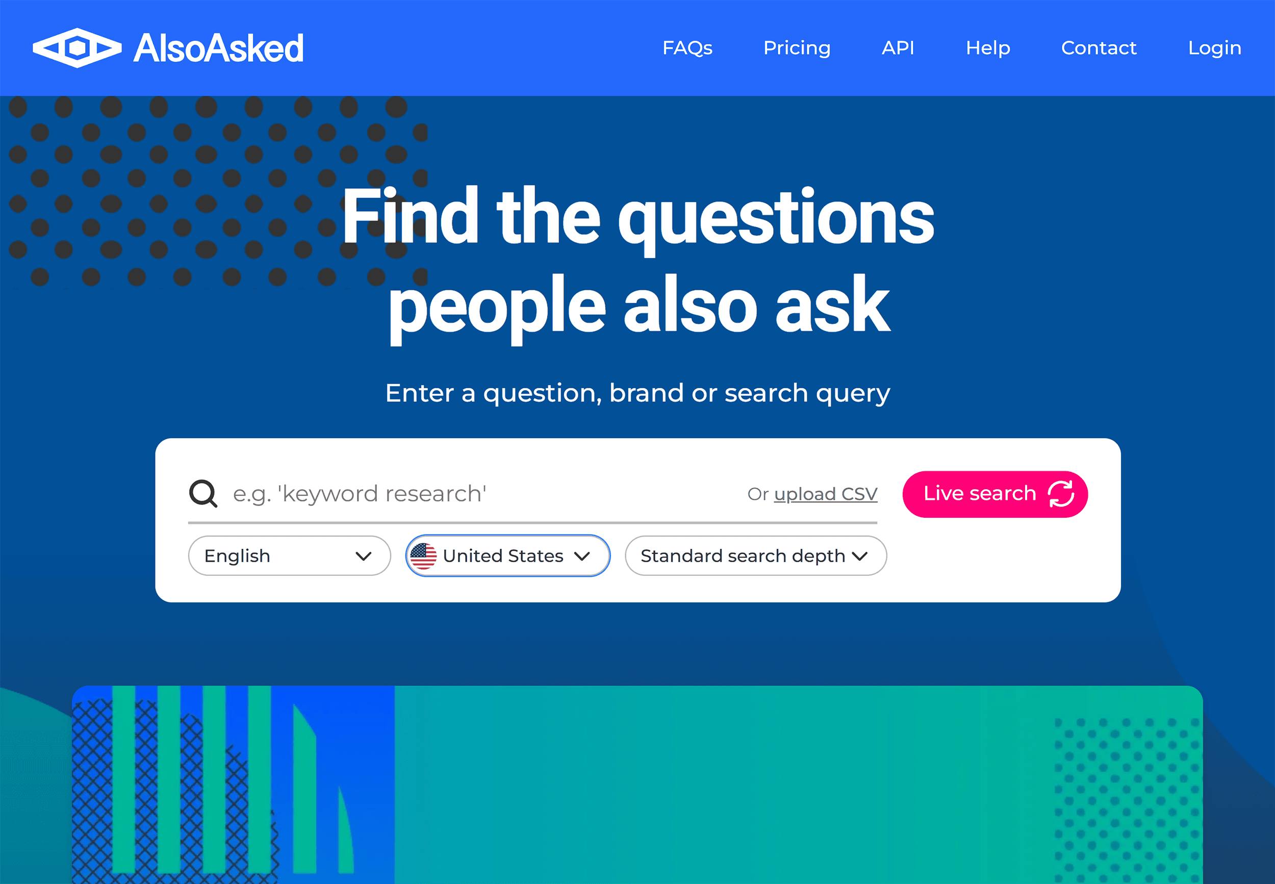 AlsoAsked – Homepage