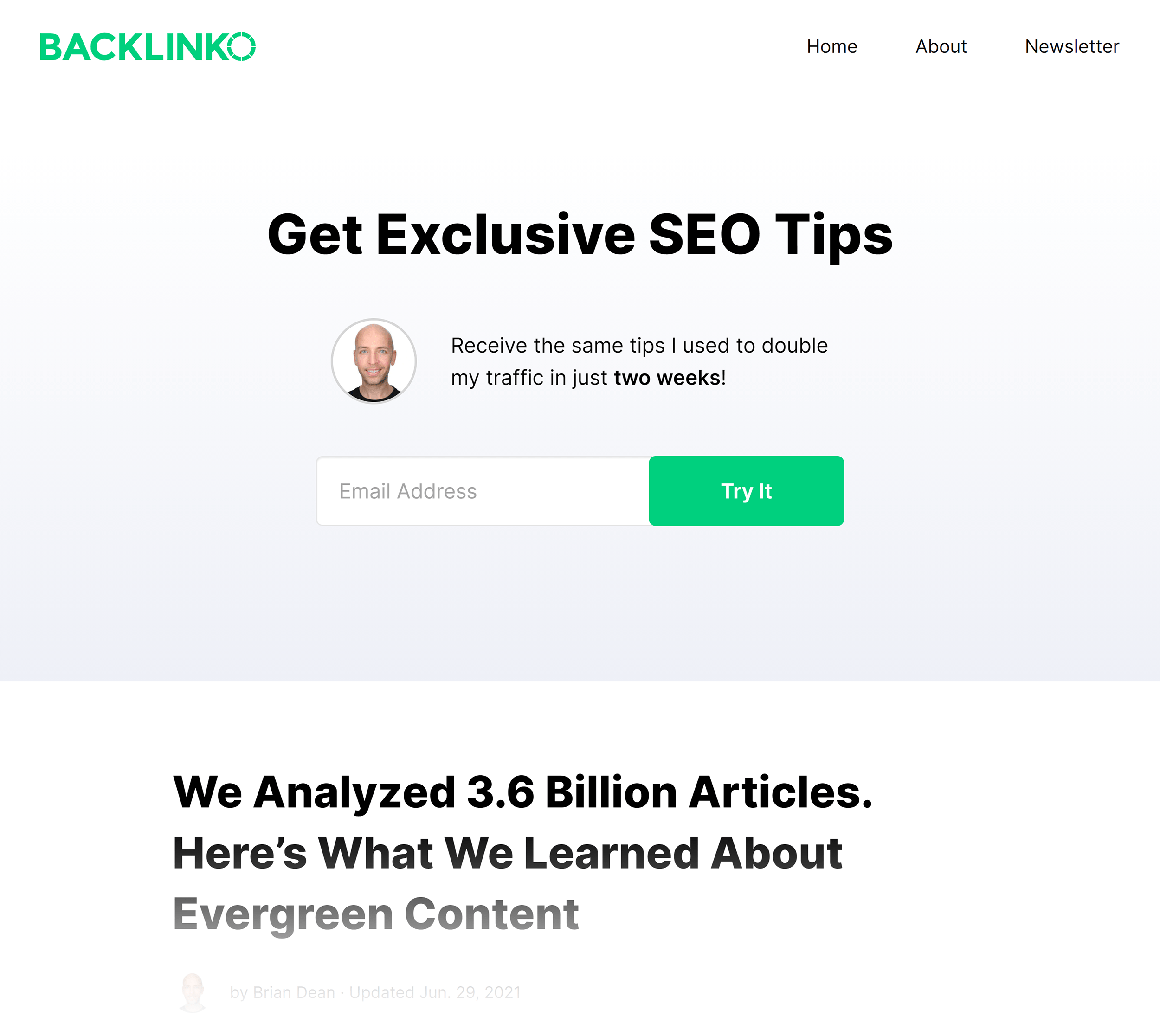 Backlinko blog feed