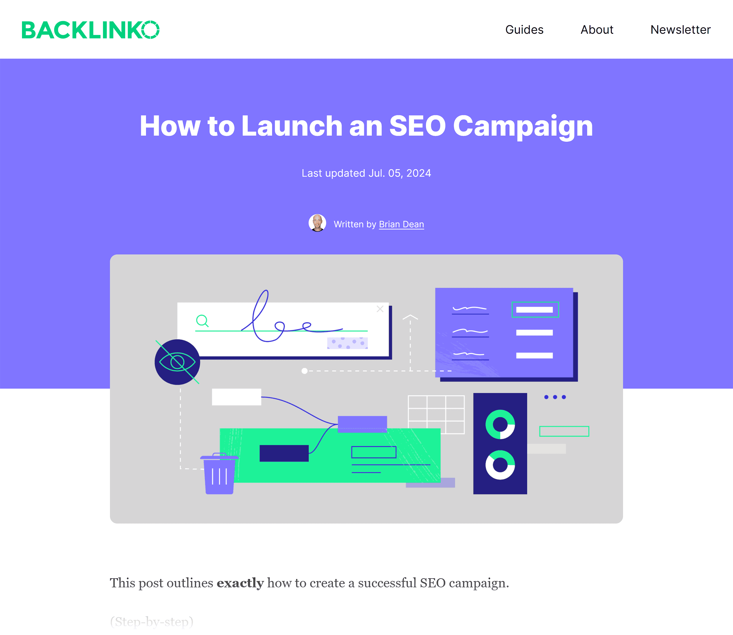 Backlinko – SEO Campaign