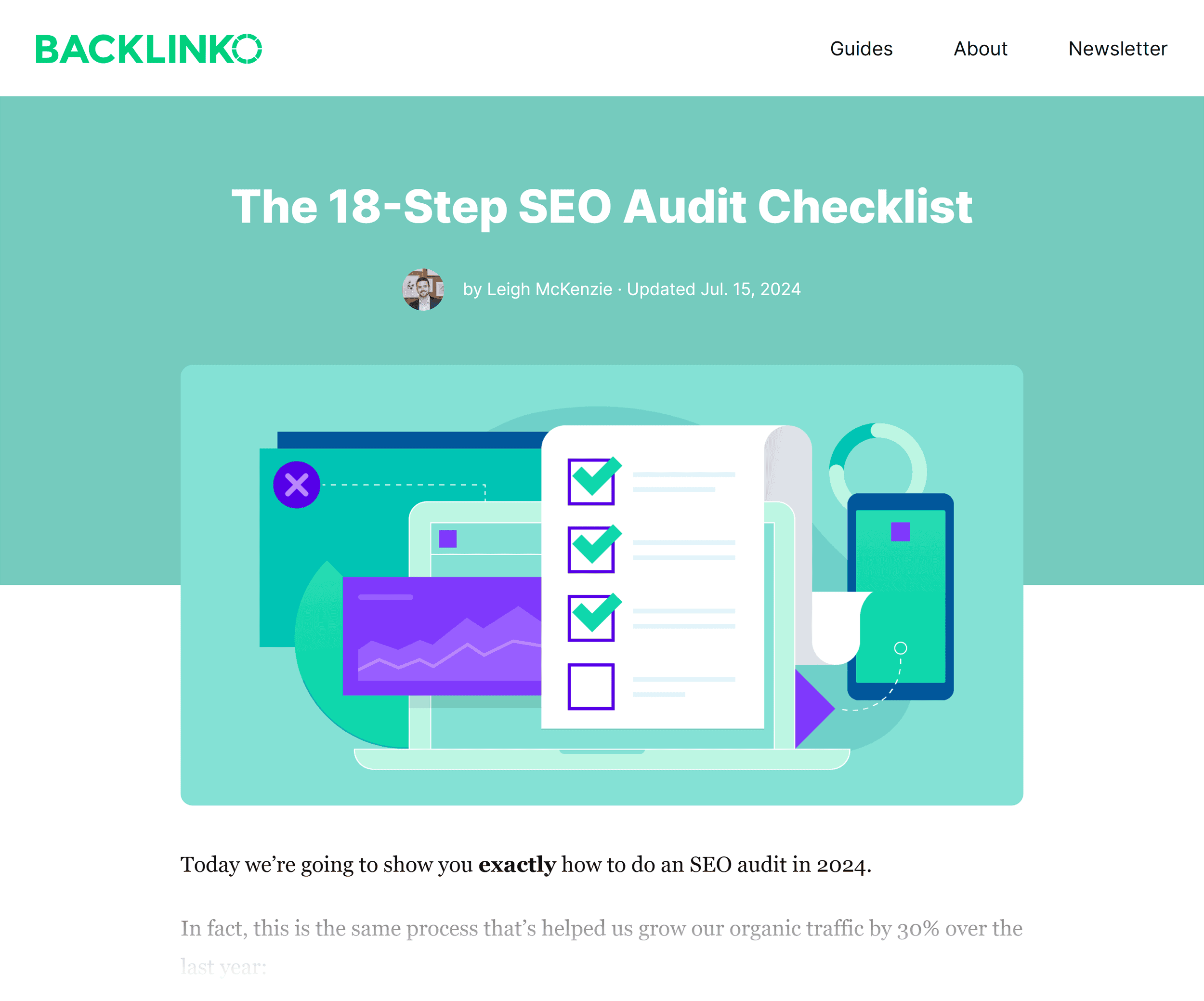 Backlinko – SEO Site Audit