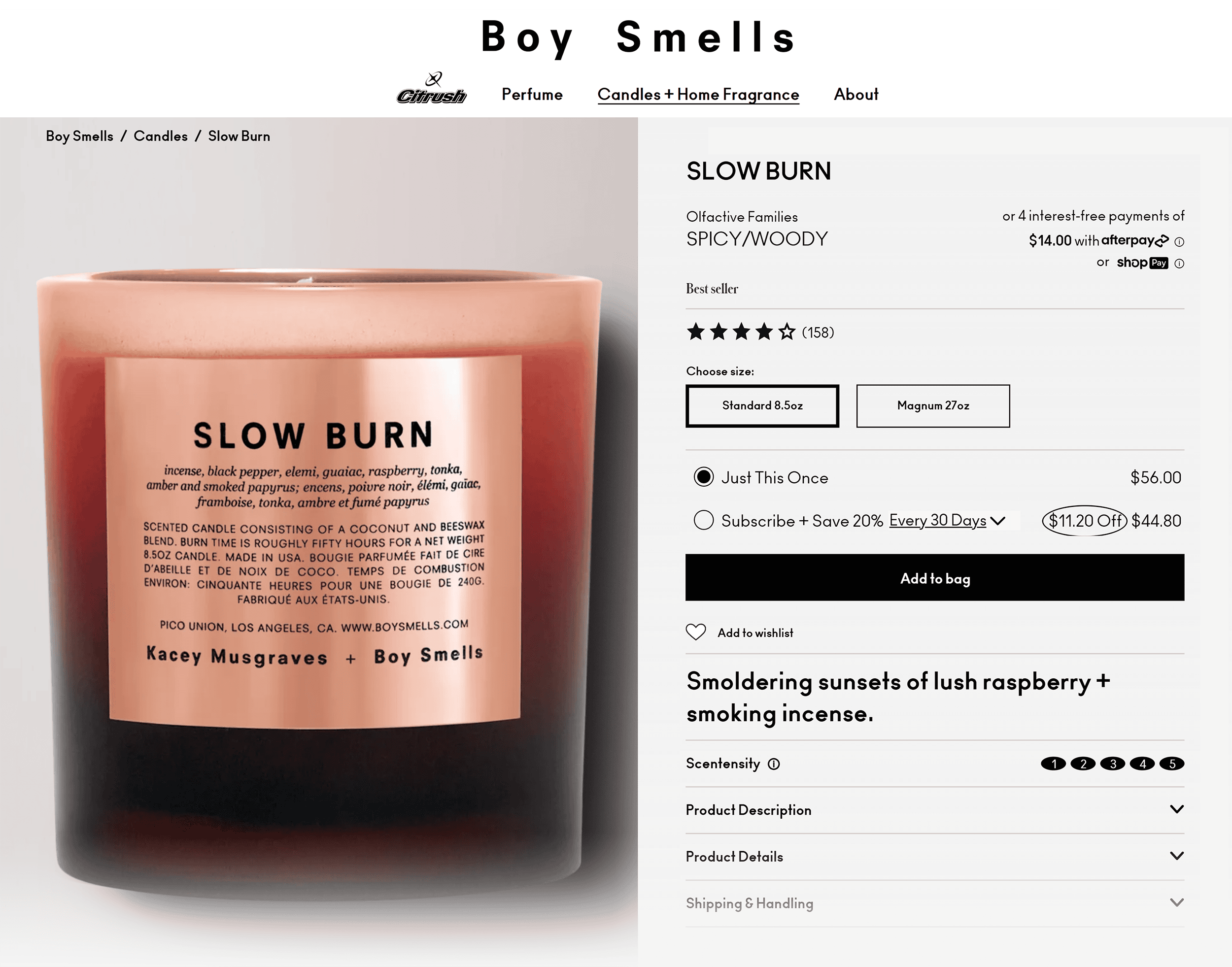 Boy Smells – Slow Burn