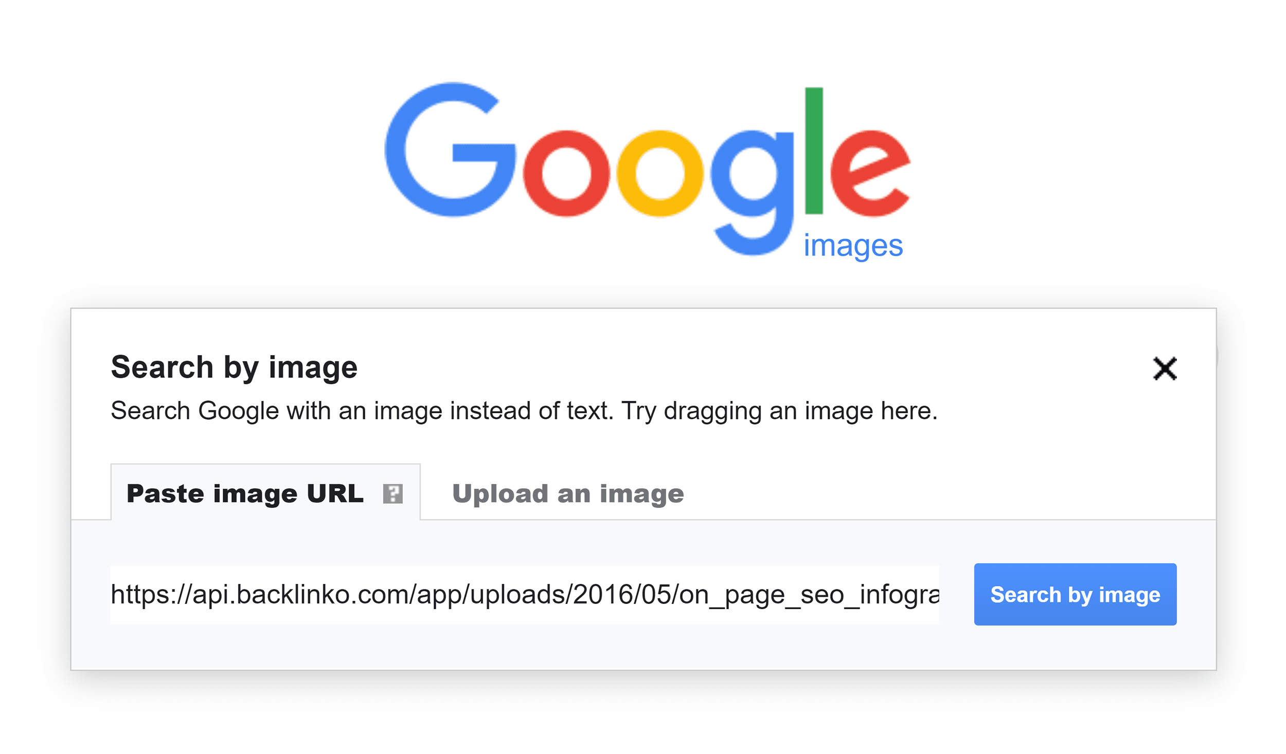 Google – Search by image URL