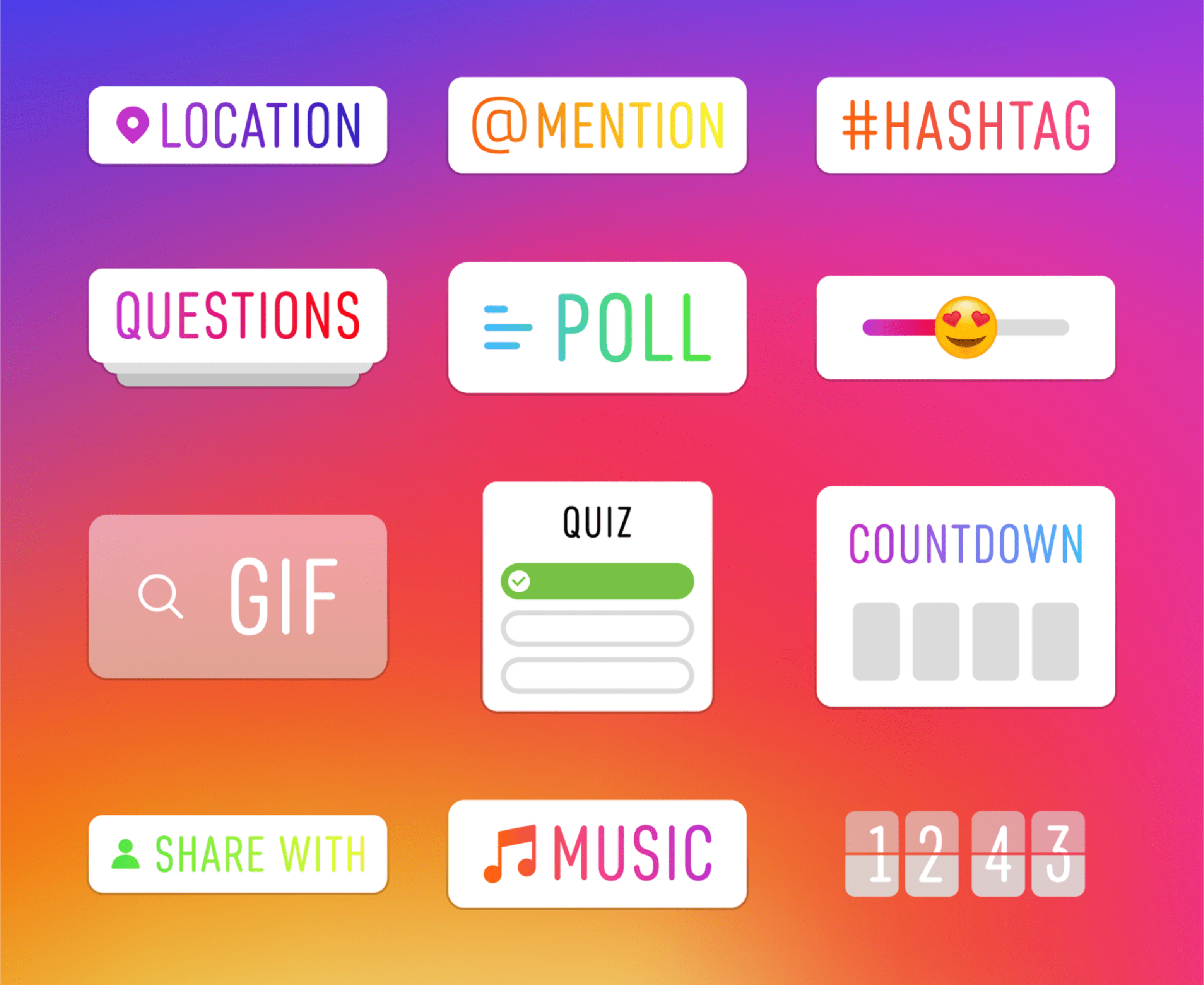 Instagram – Story elements