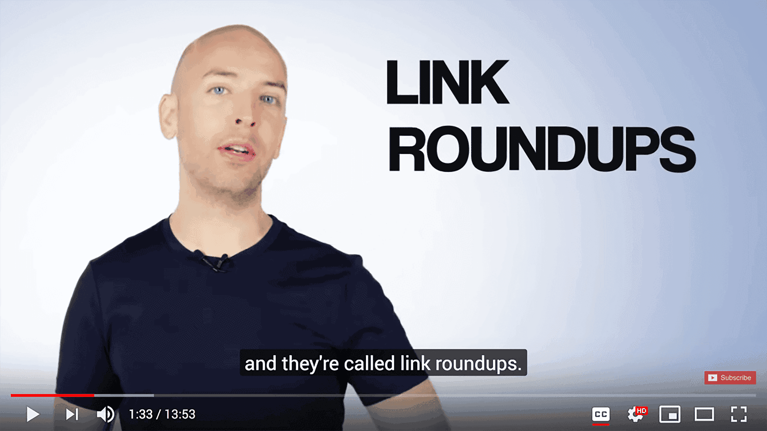 Link roundups – YouTube video