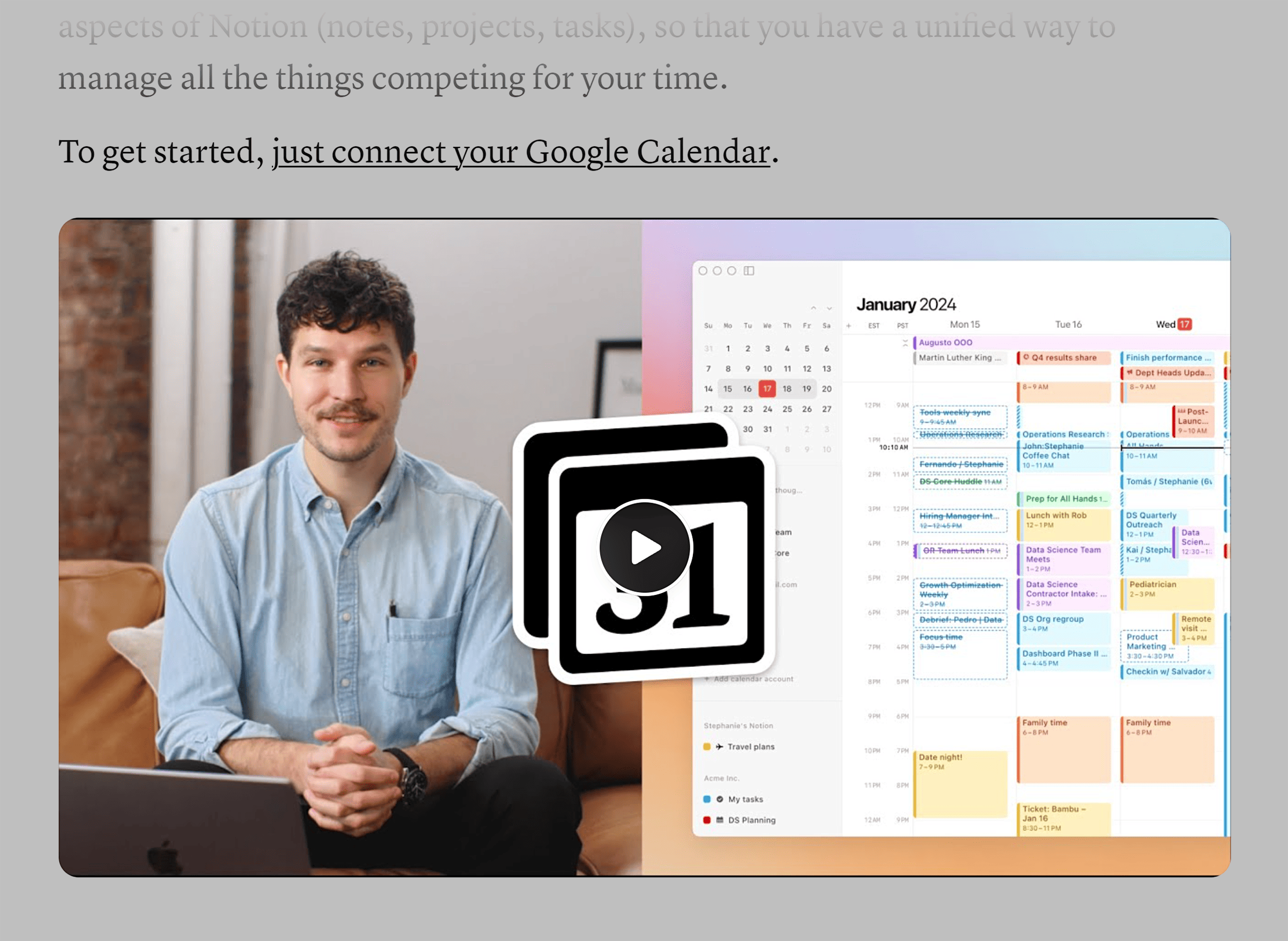 Notion – Introducing Notion calendar