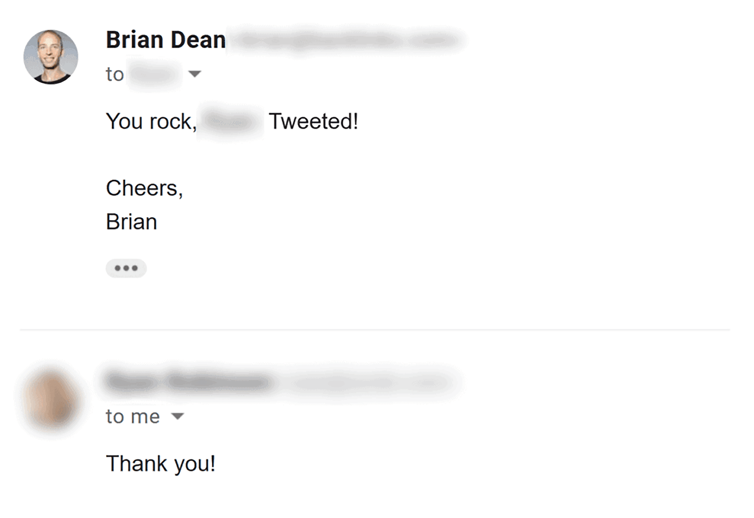 Outreach email response