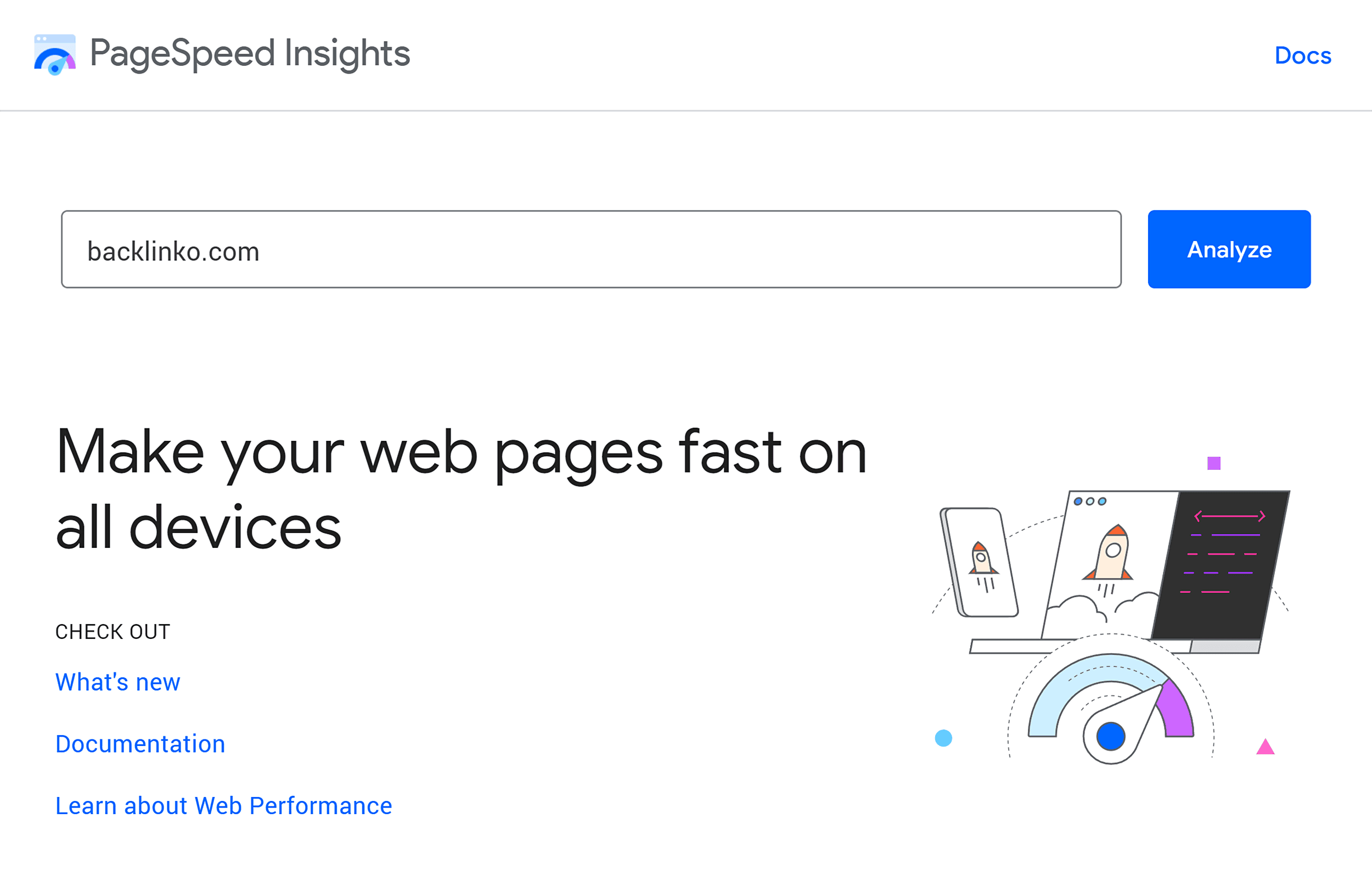 PageSpeed Insights