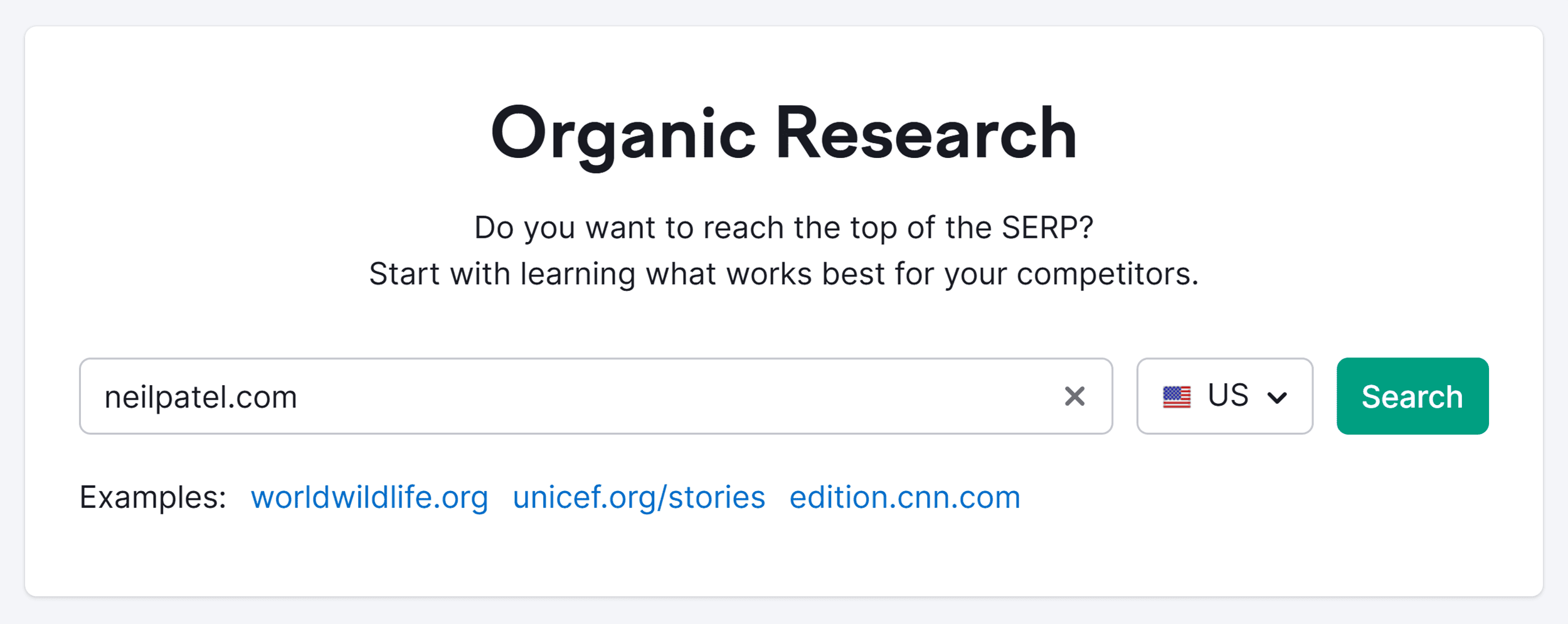 Semrush – Organic Research – Search – Neilpatel