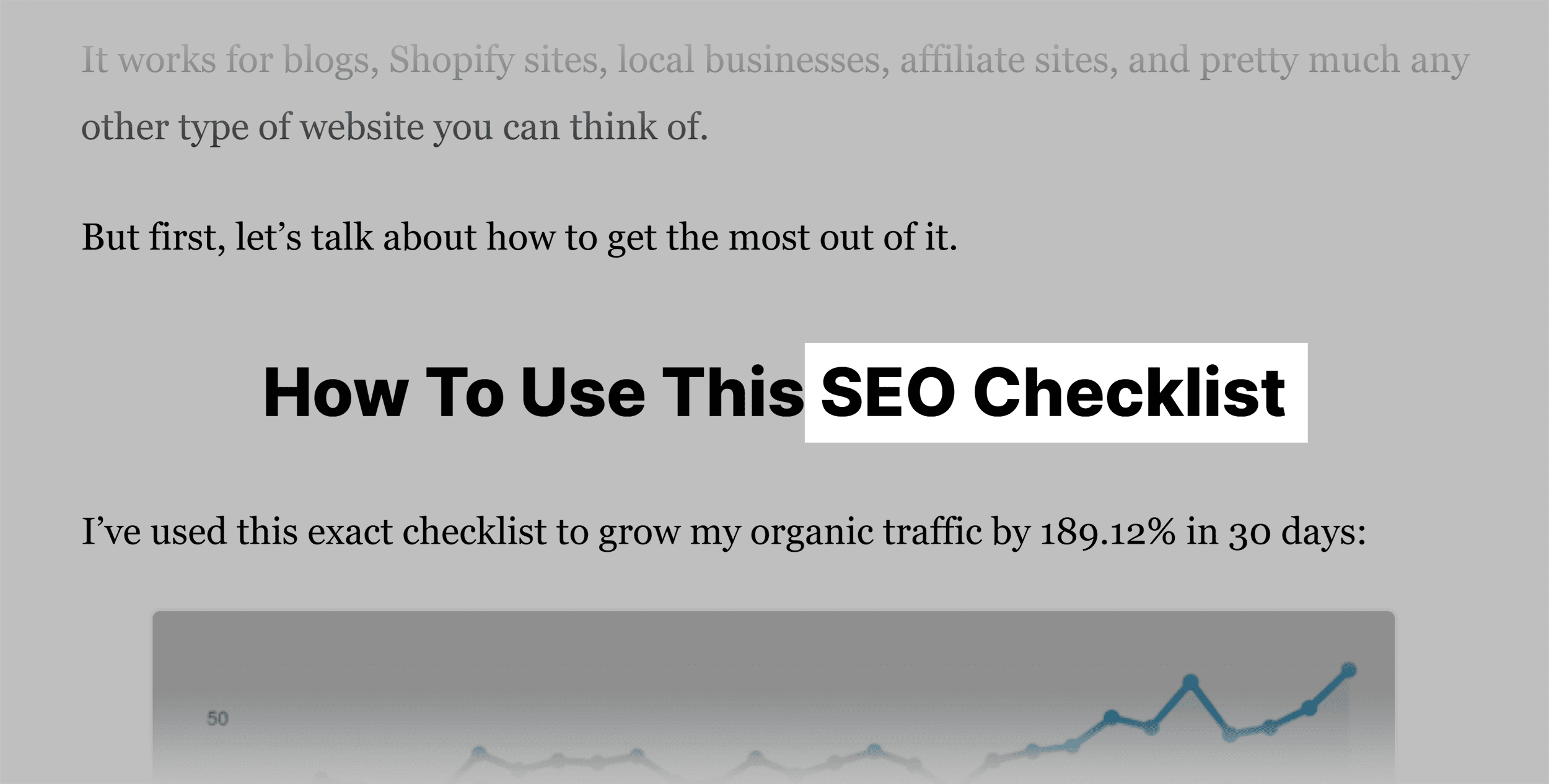 SEO Checklist – Keyword in H2 tag