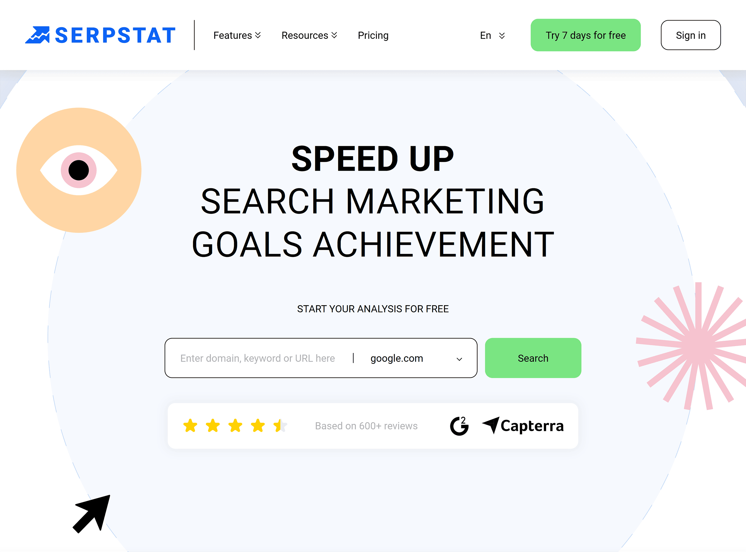 Serpstat – Homepage