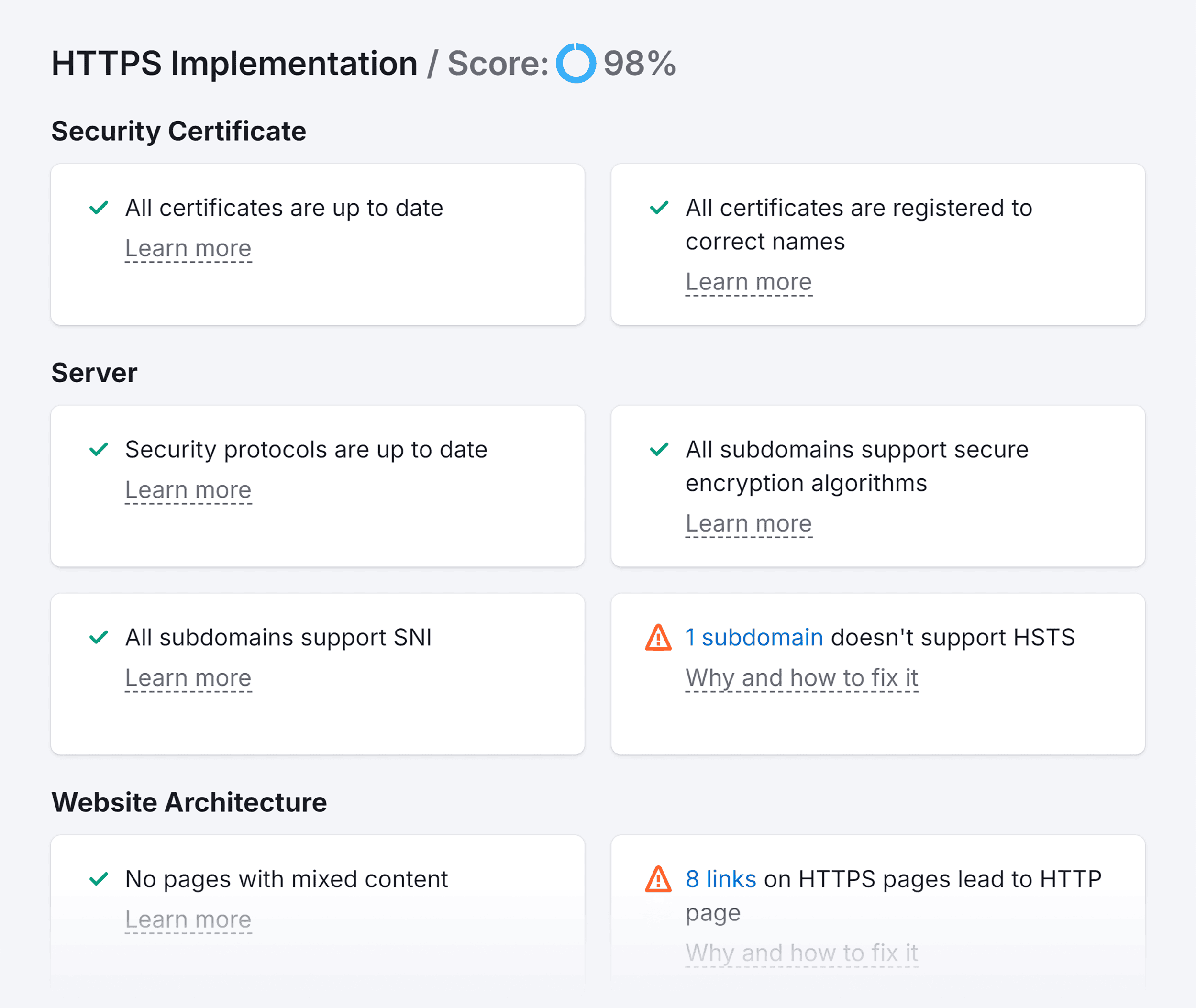 Site Audit – Backlinko – HTTPS Implementation