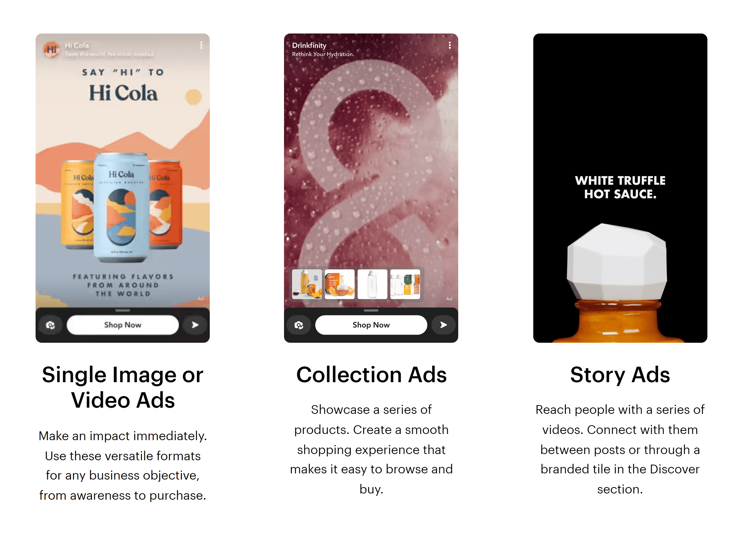 Snapchat – Ads types