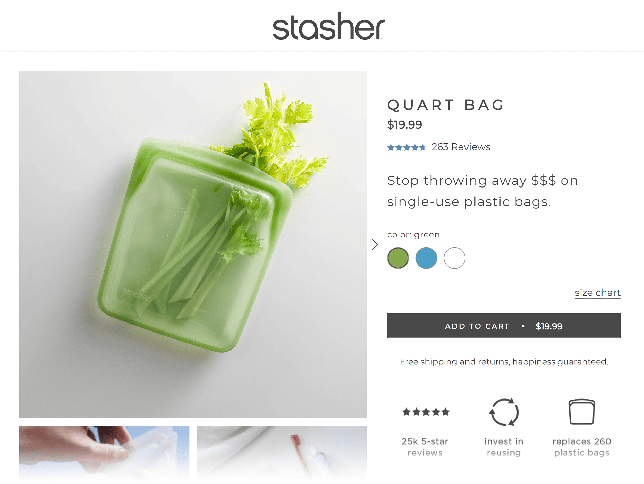 Stasher – Reusable silicone bag